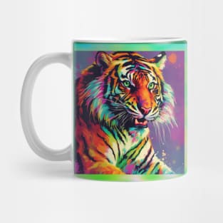 rainbow tiger Mug